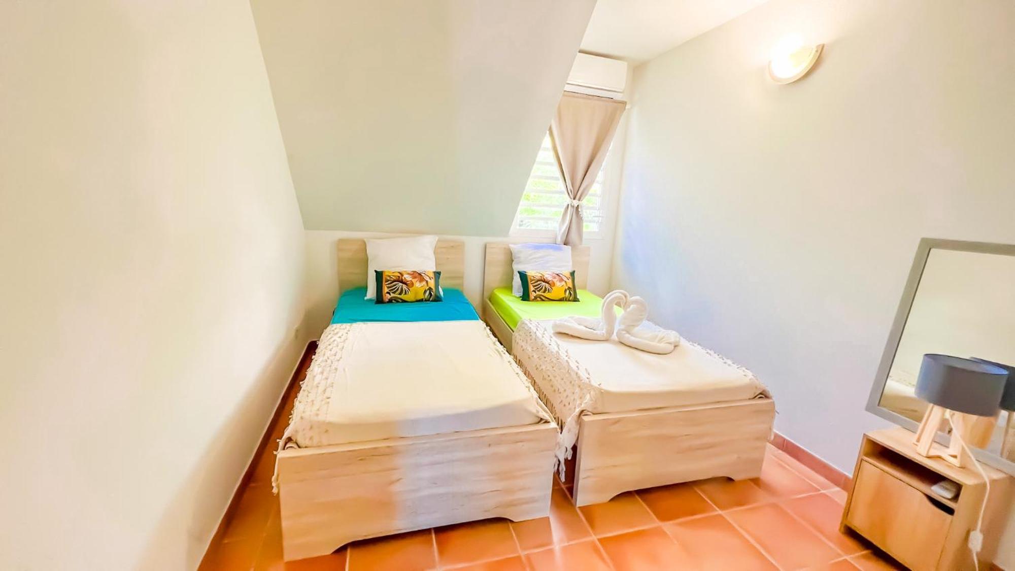 Magnifique Appartement Fleurs Caraibes - 6 Personnes En Residence Avec Piscine Privee - Sainte Anne Kültér fotó